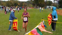 Image of the Girls Jr. Varsity race winner Jessica Abrams from Colonie