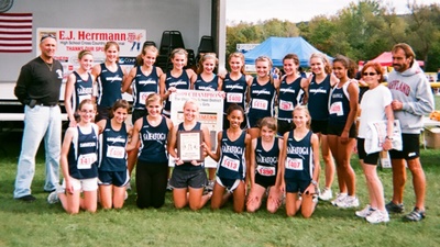 Image of the Utica City School District Girls JV winning team Saratoga Springs