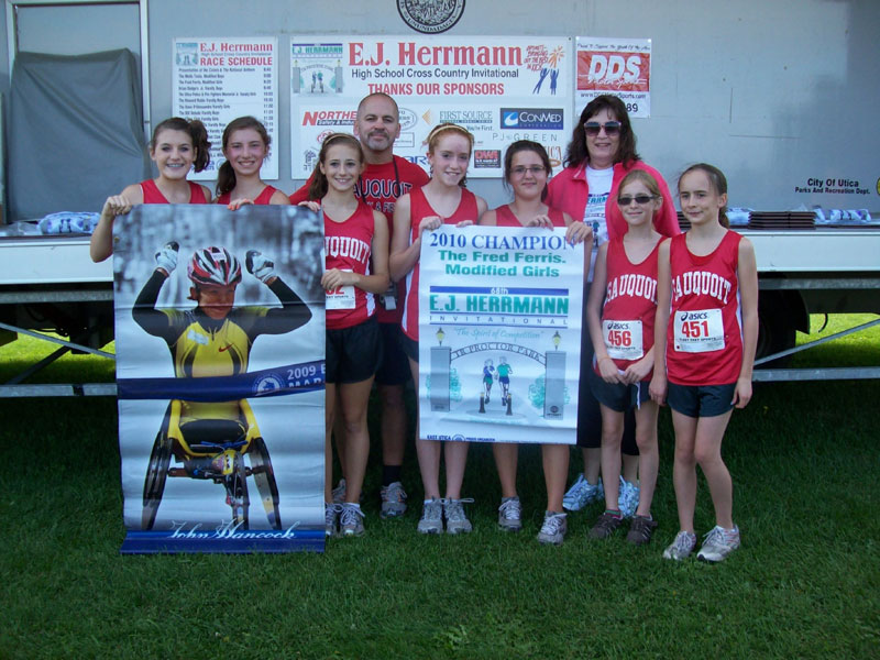 Image of the Fred Ferris Girls Modified winning team Sauquoit Valley