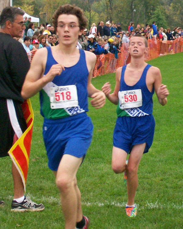 Image of the Brian Dodge Boys JV race winner Tom Caraher from Cicero-North Syracuse