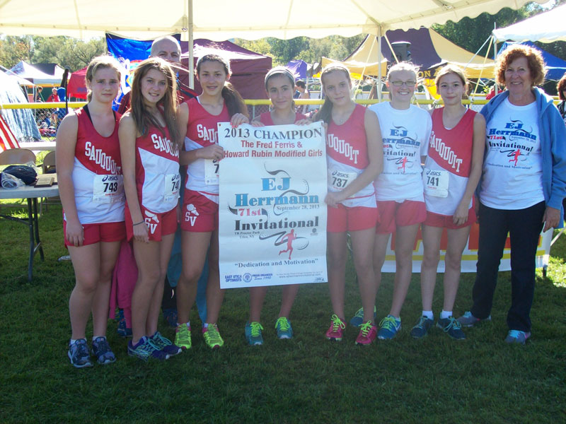 Image of the Fred Ferris and Howard Rubin Girls Modified winning team Sauquoit Valley