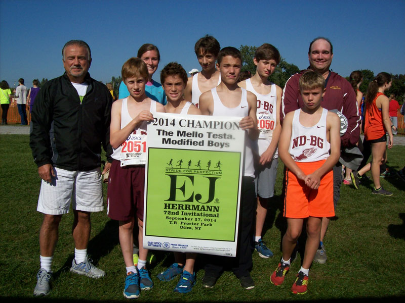 Image of the Mello Testa Boys Modified winning team Notre Dame-Bishop Gibbons